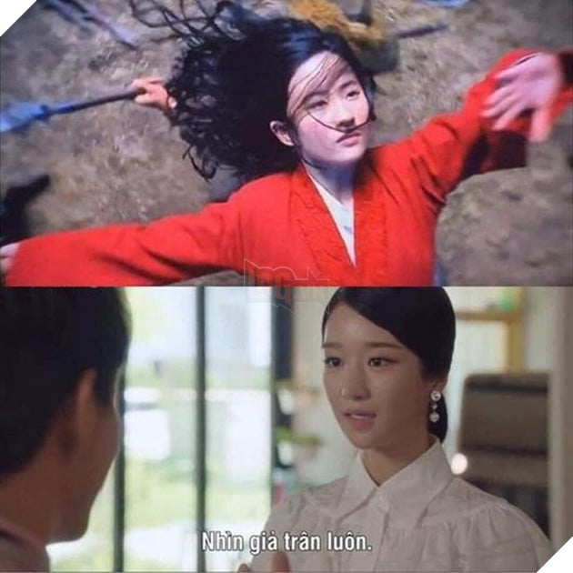 Mulan: Cười không nhặt được mồm với loạt ảnh chế diễn xuất đơ cứng của Lưu Diệc Phi 4