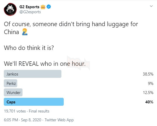 Chưa đánh CKTG, Gánh hài G2 đã bắt đầu diễn ảo thuật: Caps sang Trung Quốc nhưng để quên toàn bộ hành lý ở nhà - Ảnh 1.