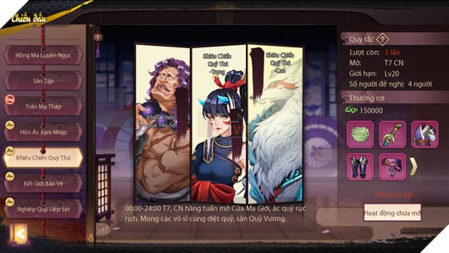 Những hoạt động không nên bỏ qua trong SAMURAI SHODOWN VNG? 5