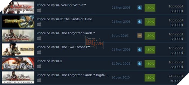 Hãy tạm quên đi Prince of Persia Remake vì loạt game gốc vừa bắt đầu giảm giá kìa 2