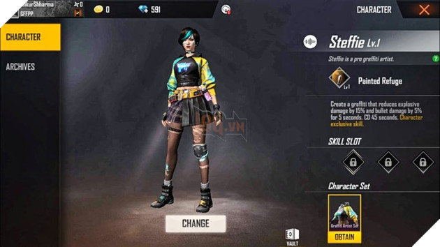 Free Fire: Mẹo và thủ thuật để sử dụng kỹ năng của nhân vật Steffie 3
