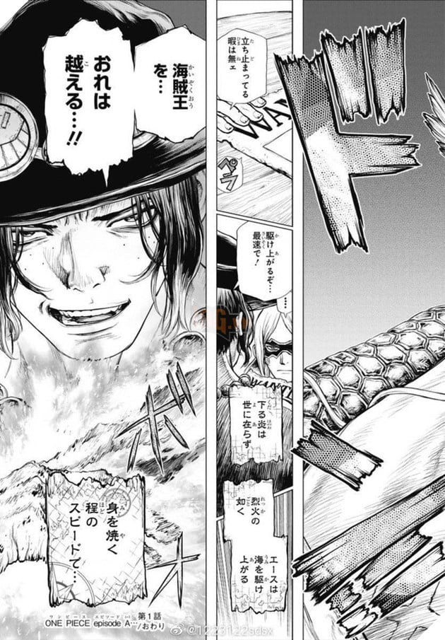  One Piece Ace’s Story do tác giả Dr.Stone vẽ siêu cơ bắp, nhìn xong quên cả nhân vật gốc 7