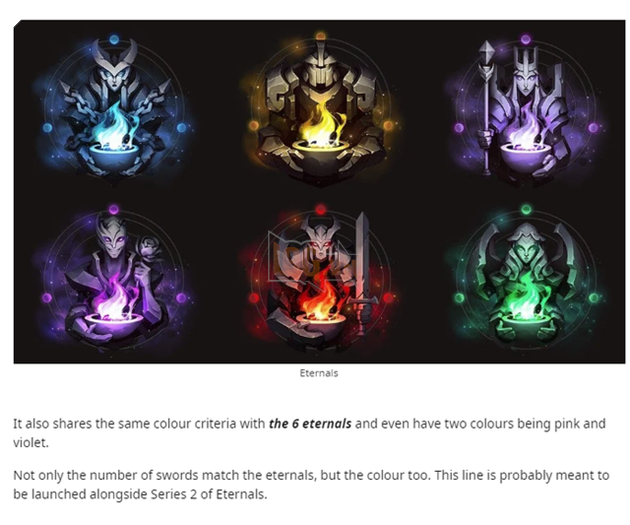 Săm soi 6 thanh kiếm bí ẩn của Riot, cộng đồng LMHT phát hiện ra nhóm trang phục Thần Hỏa sắp ra mắt - Ảnh 3.