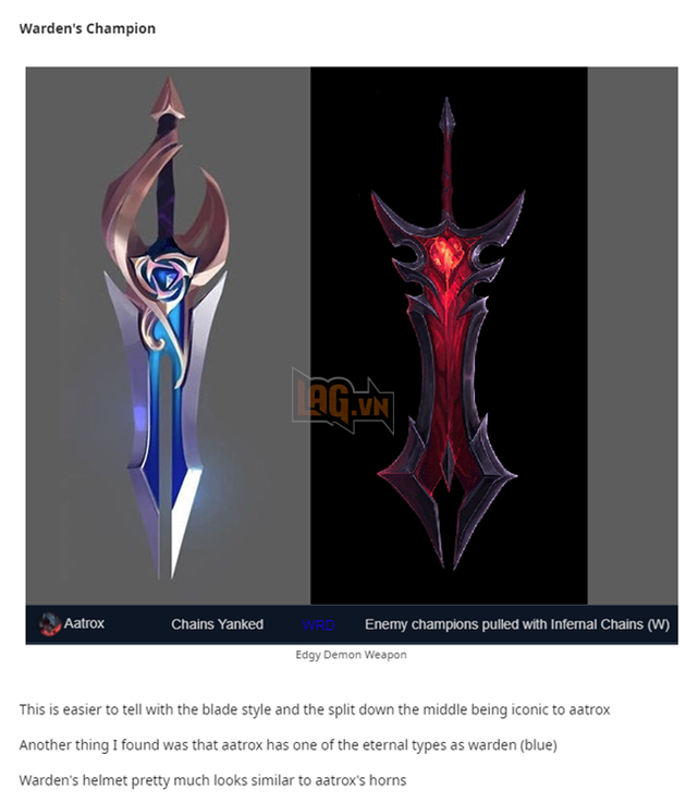 Săm soi 6 thanh kiếm bí ẩn của Riot, cộng đồng LMHT phát hiện ra nhóm trang phục Thần Hỏa sắp ra mắt - Ảnh 4.