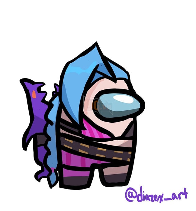 Sẽ thế nào khi mà những nhân vật trong Among Us khoác lên diện mạo các tướng LMHT? 11