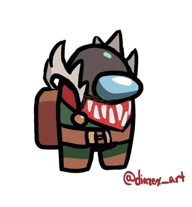 Sẽ thế nào khi mà những nhân vật trong Among Us khoác lên diện mạo các tướng LMHT? 15