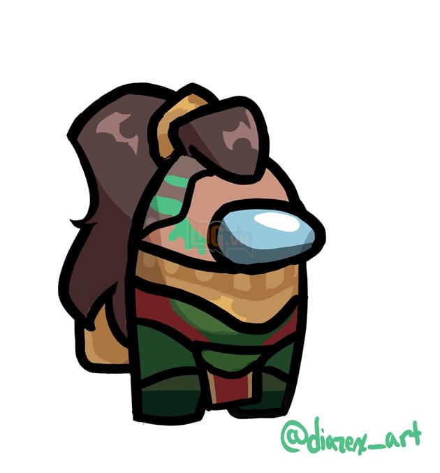 Sẽ thế nào khi mà những nhân vật trong Among Us khoác lên diện mạo các tướng LMHT? 9