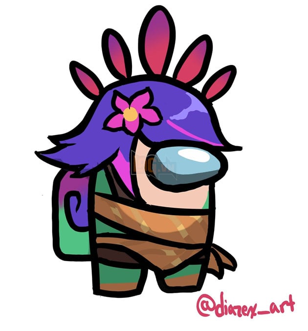 Sẽ thế nào khi mà những nhân vật trong Among Us khoác lên diện mạo các tướng LMHT? 14