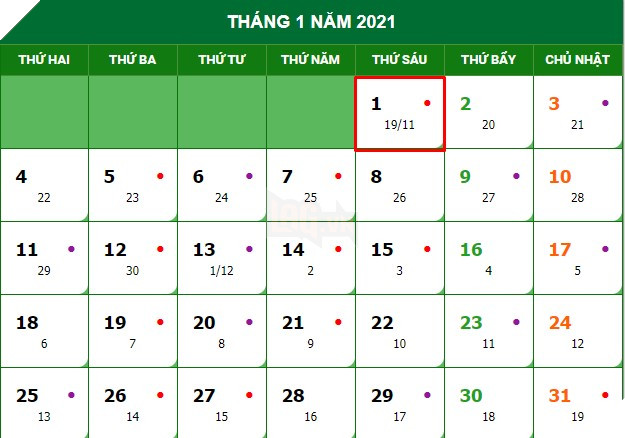 Chi tiết thông tin về lịch nghỉ Tết Dương lịch, Tết Âm lịch 2021