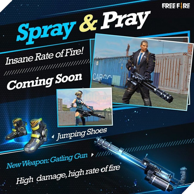 Free Fire: Danh sách vũ khí nặng nhất / nhẹ nhất trong game 2