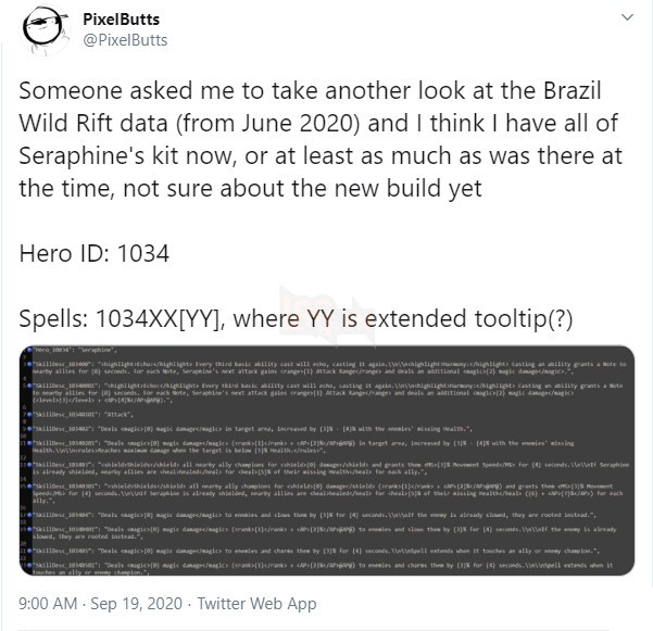 Toàn bộ kỹ năng của Seraphine bất ngờ bị lộ từ dữ liệu của Liên Minh: Tốc Chiến - Ảnh 2.