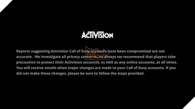Tin nóng: Activision bị hack, có nguy cơ lộ hàng ngàn tài khoản game thủ 3