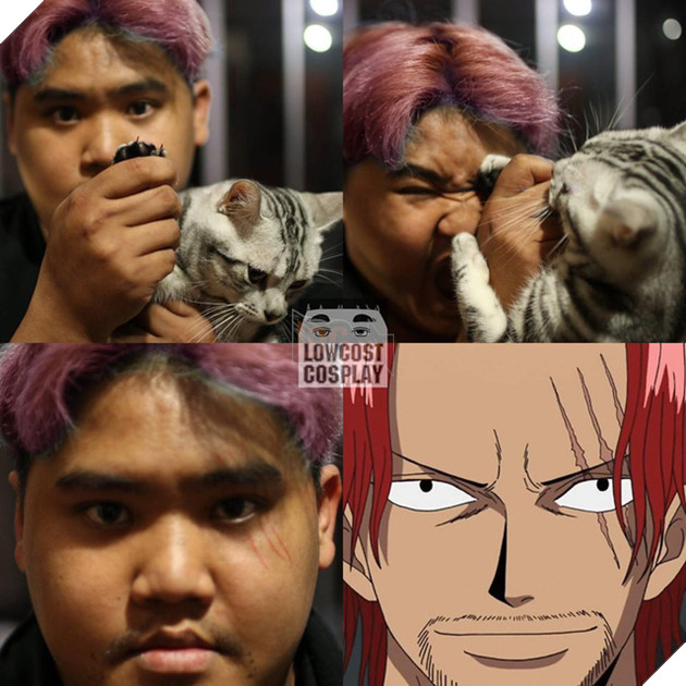 Ngã ngửa với bộ ảnh One Piece cực hài hước đến từ thánh low cost cosplay Thái Lan 9