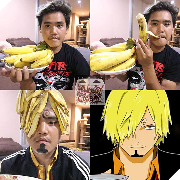 Ngã ngửa với bộ ảnh One Piece cực hài hước đến từ thánh low cost cosplay Thái Lan 10