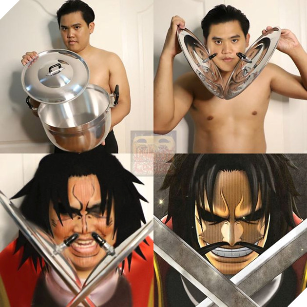 Ngã ngửa với bộ ảnh One Piece cực hài hước đến từ thánh low cost cosplay Thái Lan 11