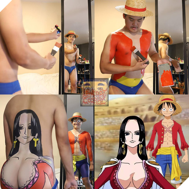 Ngã ngửa với bộ ảnh One Piece cực hài hước đến từ thánh low cost cosplay Thái Lan 13