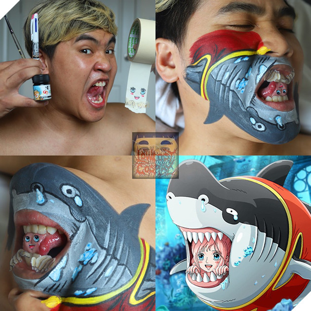 Ngã ngửa với bộ ảnh One Piece cực hài hước đến từ thánh low cost cosplay Thái Lan 18