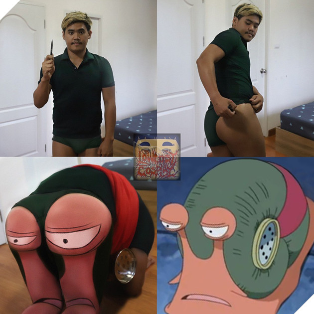 Ngã ngửa với bộ ảnh One Piece cực hài hước đến từ thánh low cost cosplay Thái Lan 19