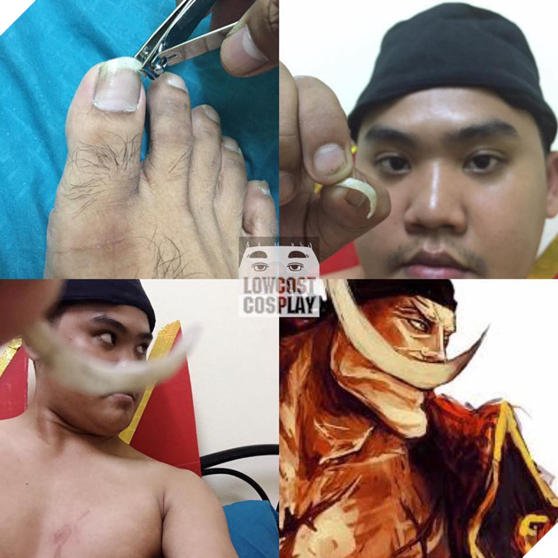 Ngã ngửa với bộ ảnh One Piece cực hài hước đến từ thánh low cost cosplay Thái Lan 4