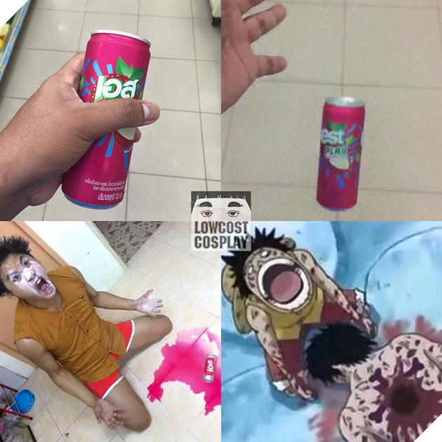 Ngã ngửa với bộ ảnh One Piece cực hài hước đến từ thánh low cost cosplay Thái Lan 5
