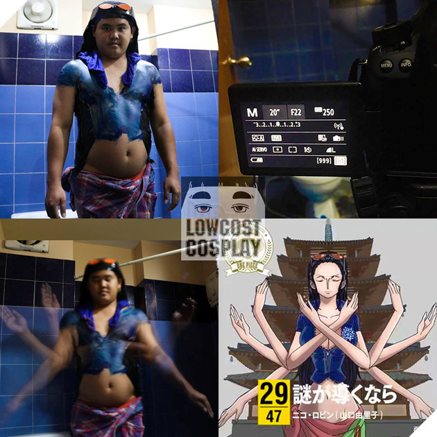 Ngã ngửa với bộ ảnh One Piece cực hài hước đến từ thánh low cost cosplay Thái Lan 6