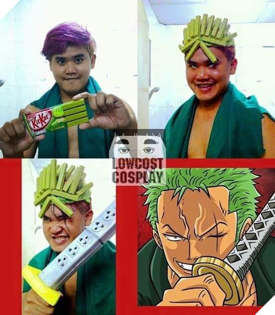 Ngã ngửa với bộ ảnh One Piece cực hài hước đến từ thánh low cost cosplay Thái Lan 7