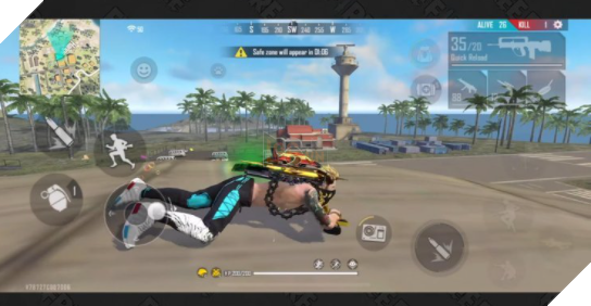 Free Fire: Team Boost Cho phép người chơi nhảy lên đầu đồng đội của họ để bật cao hơn 5