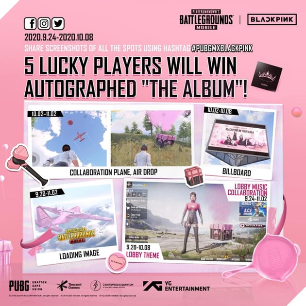 PUBG Mobile: Chi tiết lịch sự kiện PUBG Mobile x BLACKPINK  7