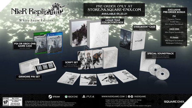 NieR Replicant Remaster công bố ngày phát hành cùng phiên bản đặc biệt 2