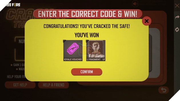 Free Fire: Cách mở khóa két sắt và giành được Heist Master 3