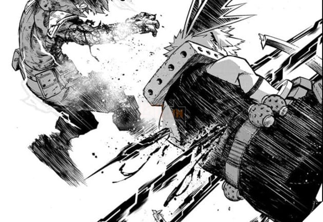 Dự đoán spoiler My Hero Academia chap 286: Endeavor, Bakugo nguy kịch. Gigantomachia giải cứu Shigaraki 5