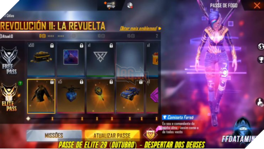 Free Fire: Chi tiết phần thưởng Elite Pass Season 29 