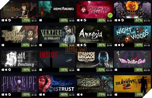 Khởi động mùa Halloween 2020, Steam chuẩn bị giảm giá sâu liên tục cho đến cuối năm 2