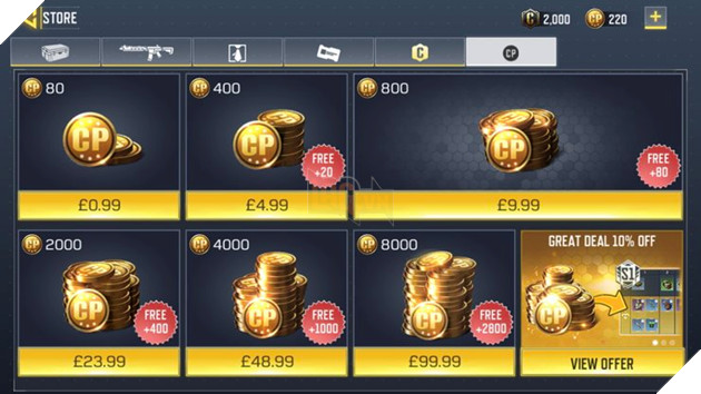 Các cách đơn giản để nhận COD Mobile Points CP Miễn phí năm 2020