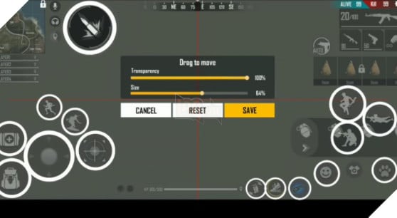 Cài đặt HUD tùy chỉnh tốt nhất trong Free Fire cho kiểu vuốt 3 và 4 ngón tay 5