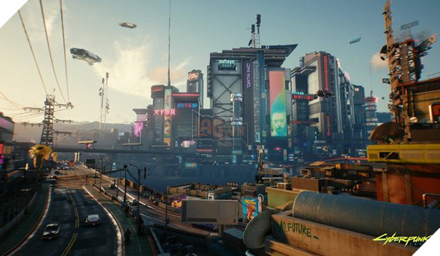 Cyberpunk 2077 rò rỉ bản đồ thành phố Night 2
