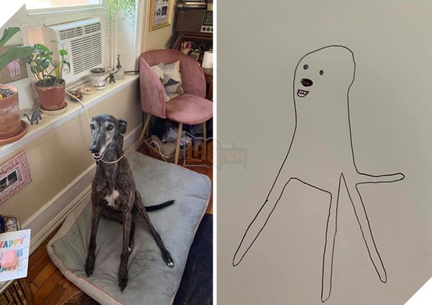 Bức tranh cún ngáo bất ngờ đánh bại mọi đối thủ nặng kí, giật giải quán quân trong cuộc thi vẽ chó - Ảnh 4.
