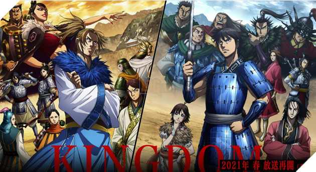 Anime Kingdom season 3 chính thức quay lại vào tháng 4 năm 2021