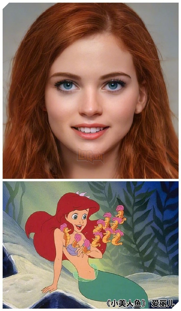 Phiên bản đời thực của các nhân vật Disney được tạo ra bằng trí tuệ nhân tạo AI  6