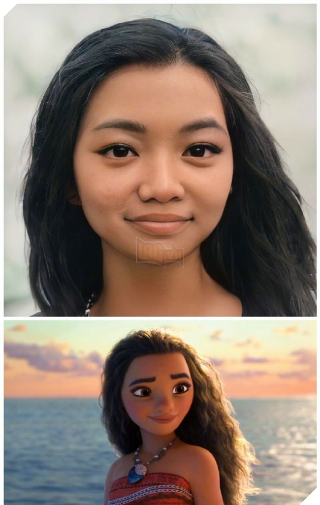 Phiên bản đời thực của các nhân vật Disney được tạo ra bằng trí tuệ nhân tạo AI  4