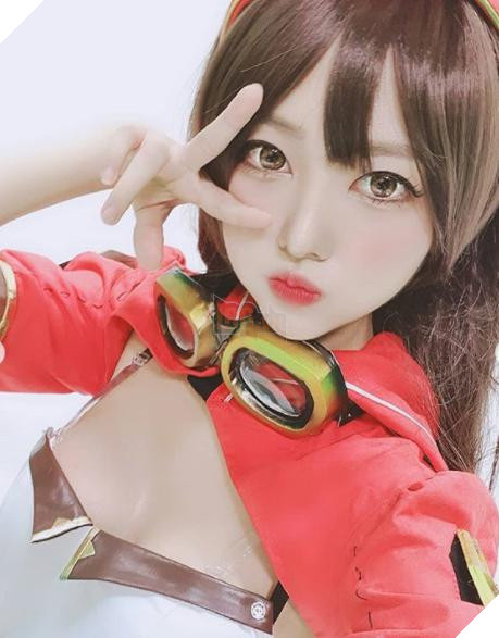 Đứng hình 5 giây với bộ ảnh cosplay Genshin Impact Amber của hot girl Hàn Quốc 8