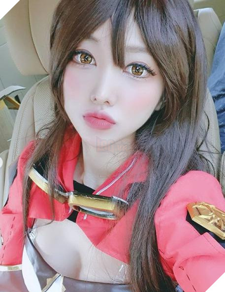 Đứng hình 5 giây với bộ ảnh cosplay Genshin Impact Amber của hot girl Hàn Quốc 9