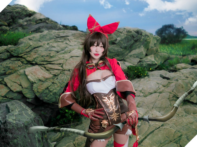 Đứng hình 5 giây với bộ ảnh cosplay Genshin Impact Amber của hot girl Hàn Quốc 6