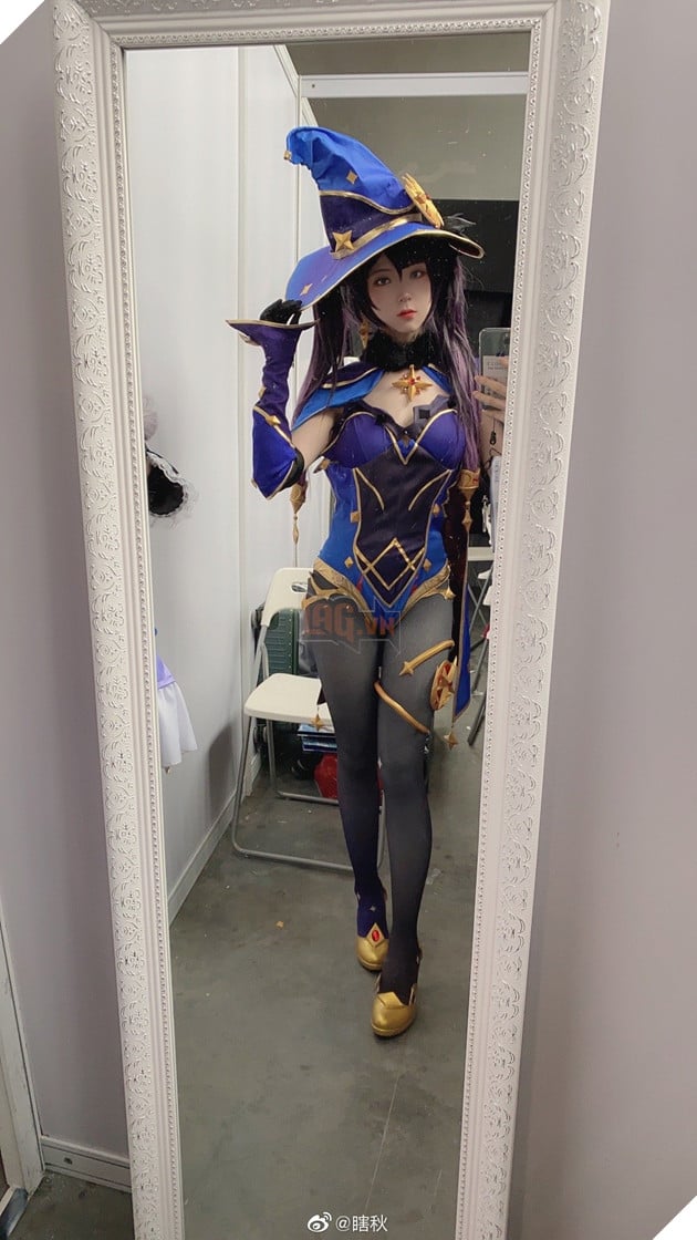 Mona, Barbara, Lisa trong Genshin Impact hóa nuột nà khi được cosplay bởi hot girl quyến rũ 6