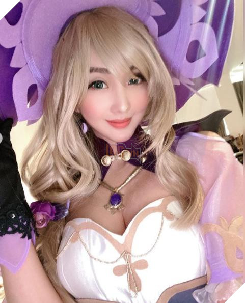 Mona, Barbara, Lisa trong Genshin Impact hóa nuột nà khi được cosplay bởi hot girl quyến rũ 12