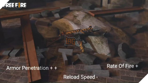  Free Fire: Weapon Royale tiếp theo bị rò rỉ - Skin Gladiator UMP