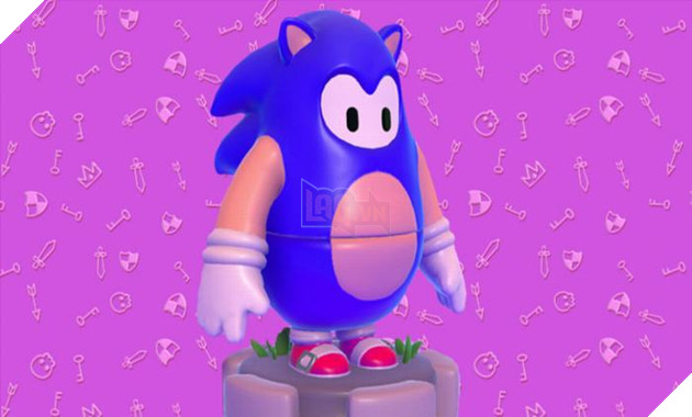 Fall Guys chính thức hé lộ skin Sonic the Hedgehog trong game