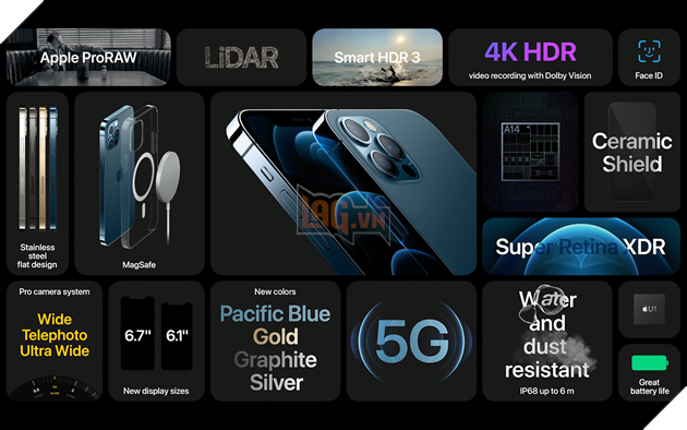 Apple giới thiệu iPhone 12 Pro/ iPhone 12 Pro Max và 5G