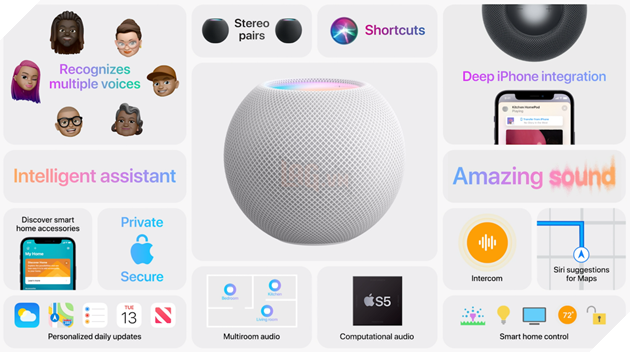 Apple: Sự khác biệt giữa HomePod Mini và HomePod  4