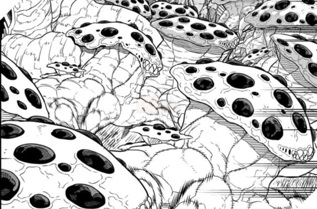 Dự đoán spoiler Monster #8 chap 15: Kaiju hình người tấn công Reno, Hibino biến hình cứu bạn 3